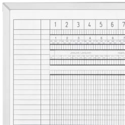 Magnetoplan Aktivitäten- Und Urlaubsplaner, 5-Tage-Woche - 30 Mitarbeiter -Heimische Küche Geschäft 1763608001 prod 004