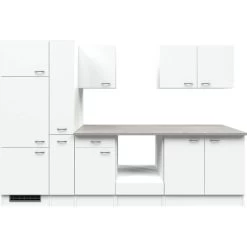 Flex-Well Küchenzeile Ohne E-Geräte 300 Cm L-300-2502-028 Wito