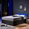 Home Deluxe LED Bett Nube Mit Schubladen 180x200 Dunkelgrau -Heimische Küche Geschäft 1861629000 prod 001