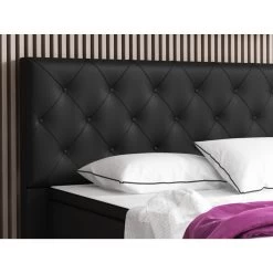 Boxspringbett Turin 180x200 Cm Schwarz -Heimische Küche Geschäft 1933407002 prod 003