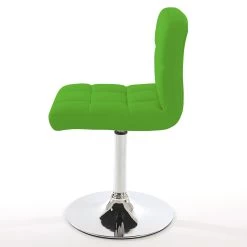 2er-Set Esszimmerstuhl Drehstuhl Stuhl Cadiz Kunstleder Chrom ~ Grün -Heimische Küche Geschäft 1976028005 prod 003