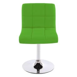2er-Set Esszimmerstuhl Drehstuhl Stuhl Cadiz Kunstleder Chrom ~ Grün -Heimische Küche Geschäft 1976028005 prod 004