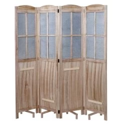 Paravent MCW-D26 Pflanzkörbe, Raumteiler Trennwand Spanische Wand Sichtschutz, Holz Metall 170x161x29cm 10 Paravent MCW-D26 Pflanzkörbe, Raumteiler Trennwand Spanische Wand Sichtschutz, Holz Metall 170x161x29cm -Heimische Küche Geschäft 2025477000 prod 003