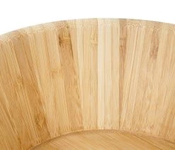 3er Set Schüssel + Salatbesteck MCW-B98, Servierschüssel Dekoschale Stapelbar Servierbesteck Küchenzubehör, Bambus -Heimische Küche Geschäft 2036240000 prod 006