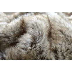Kinzler Hochwertige Fellimitat-Wohndecke WOLF, 150 X 200 Cm Braun -Heimische Küche Geschäft 2134899000 prod 004