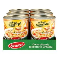 Erasco Hühner Nudeltopf 800 G, 6er Pack