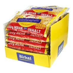 Birkel 7 Hühnchen Gabelspaghetti 600 G, 18er Pack