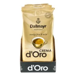 Dallmayr Crema DOro Ganze Kaffeebohnen 1 Kg, 4er Pack