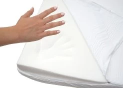 6cm Memoryfoam-Matratzentopper MCW-E63, Topper Matratzenauflage Matratzenschoner ~ 140x200cm Viscoschaum -Heimische Küche Geschäft 2165424001 prod 004