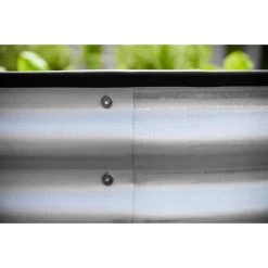 Westmann Metall Hochbeet Gartenbeet Grow Faster Silber 160x80x82 Cm -Heimische Küche Geschäft 2197310000 prod 003