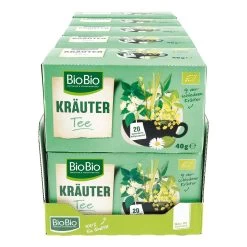 BioBio Kräutertee 40 G, 10er Pack