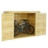 2er-Fahrradgarage MCW-H63b, Fahrradbox Geräteschuppen Gerätehaus, Abschließbar FSC-zertifiziert 155x205x107cm ~ Braun -Heimische Küche Geschäft 2352995000 prod 001