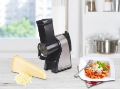 BEPER BP.400 Elektrischer Gemüsehobel Aus Stahl Mit 3 Aufsätzen, Julienne Scheiben & Reibe -Heimische Küche Geschäft 2451459000 prod 005