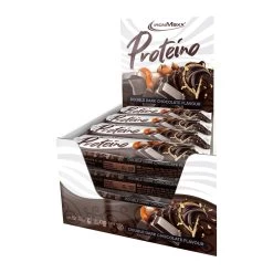 IronMaxx Proteino Riegel Double Dark Chocolate 30 G, 12er Pack