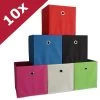 VCM 10er Set Faltbox Klappbox Stoff Kiste Faltschachtel Regalbox Aufbewahrung Boxas -Heimische Küche Geschäft 8600043100 911496 prod 001