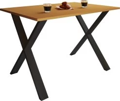 VCM Premium Holz Esstisch Küchentisch Speisetisch Tisch Xona X Schwarz -Heimische Küche Geschäft 8600043100 916776 prod 002