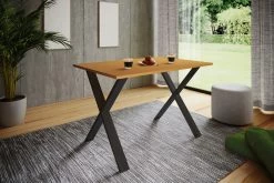 VCM Premium Holz Esstisch Küchentisch Speisetisch Tisch Xona X Schwarz -Heimische Küche Geschäft 8600043100 916776 prod 003