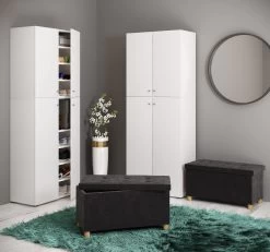 VCM Stoff Sitztruhe Sitzbank Truhe Box Kiste Aufbewahrungsbox Ottomane Sizos L -Heimische Küche Geschäft 8600043100 917613 prod 004