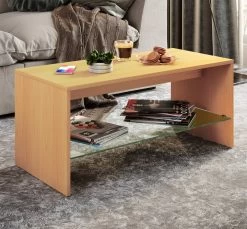 VCM Holz Couchtisch Sofatisch Wohnzimmertisch Beistelltisch Glas Wisal -Heimische Küche Geschäft 8600043100 917674 prod 003