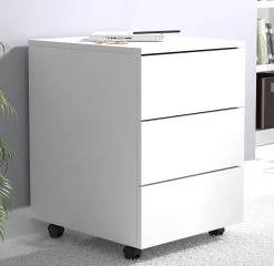 VCM Rollcontainer Beistellcontainer Bürocontainer Rollen Rollbar Dalosa 3 Schublade -Heimische Küche Geschäft 8600043100 918325 prod 003