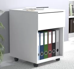 VCM Rollcontainer Beistellcontainer Bürocontainer Rollen Rollbar Dalosa 1 Schublade -Heimische Küche Geschäft 8600043100 918331 prod 003