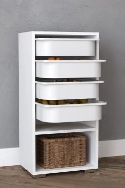 VCM 5-tlg. Regal Incl. Kisten Holz Aufbewahrung Stand Bücherregal Standregal Boxisa -Heimische Küche Geschäft 8600043100 918450 prod 002