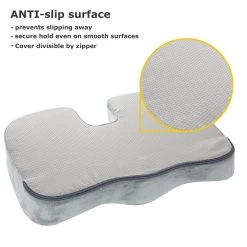 Albatros Sitzkissen BILL, Memory Schaum + Gel Schicht Grau -Heimische Küche Geschäft 8600153300 3172 prod 004