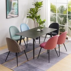 Albatros Esszimmerstuhl CAPO, 4er Set, Schwarz -Heimische Küche Geschäft 8600153300 3839 prod 006