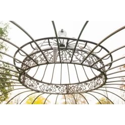CLP Luxus Pavillon ROMANTIK V2 Aus Pulverbeschichtetem Eisen L Runder Pavillion Mit Stilvollen Verzierungen L Höhe 350 Cm 11 CLP Luxus Pavillon ROMANTIK V2 Aus Pulverbeschichtetem Eisen L Runder Pavillion Mit Stilvollen Verzierungen L Höhe 350 Cm -Heimische Küche Geschäft 8600246500 112028332 prod 004