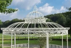 CLP Pavillon ROMANTIK Aus Pulverbeschichtetem Eisen I Runder Pavillon Mit Stilvollen Verzierungen L Bepflanzbarer Rankpavillon 11 CLP Pavillon ROMANTIK Aus Pulverbeschichtetem Eisen I Runder Pavillon Mit Stilvollen Verzierungen L Bepflanzbarer Rankpavillon -Heimische Küche Geschäft 8600246500 13675493 prod 004