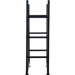 CLP Kaminholzständer Keri V2 I Aus Schwarzem Metall I Kaminholzregal Mit Bodenschonern I Stapelhilfe Für Brennholz -Heimische Küche Geschäft 8600246500 151082901 prod 003