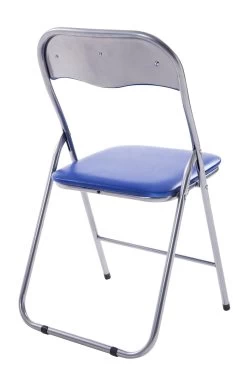 CLP Klappstuhl Felix Gepolstert I Küchenstuhl Mit Metallgestell I Kunstleder PVC Sitz Gepolstert I Besucherstuhl Klappbar -Heimische Küche Geschäft 8600246500 1511412112 prod 004