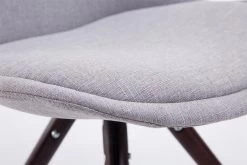 CLP Retro-Stuhl Toulouse Rund Mit Stoffbezug Und Hochwertigem Sitzpolster I Lehnstuhl Mit Stabilem Holzgestell I Sitzhöhe 48 Cm 13 CLP Retro-Stuhl Toulouse Rund Mit Stoffbezug Und Hochwertigem Sitzpolster I Lehnstuhl Mit Stabilem Holzgestell I Sitzhöhe 48 Cm -Heimische Küche Geschäft 8600246500 151636808 prod 006