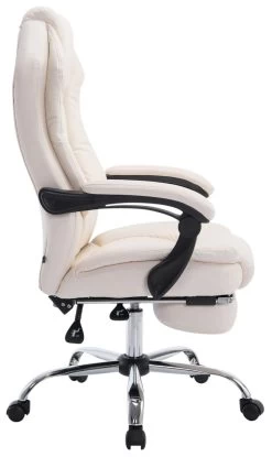 CLP Bürostuhl Castle Kunstleder I Höhenverstellbarer Drehstuhl Mit Fußstütze -Heimische Küche Geschäft 8600246500 191536704 prod 003