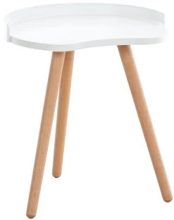 CLP Runder Nachttisch Narvik I Beine Aus Holz I Beistelltisch I Couchtisch I Klein -Heimische Küche Geschäft 8600246500 316351 prod 002