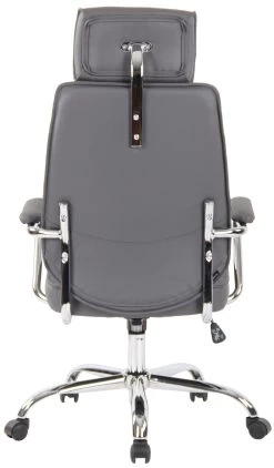 CLP Bürostuhl Rako Echtleder I Chefsessel Mit Stufenloser Sitzhöhenverstellung I Bürosessel Mit Leichtlaufrollen -Heimische Küche Geschäft 8600246500 317956 prod 005