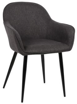 CLP 2er Set Esszimmerstühle Boise Mit Stoffbezug I Polsterstühle Mit Robustem Metallgestell & Bodenschonern -Heimische Küche Geschäft 8600246500 319489 prod 004