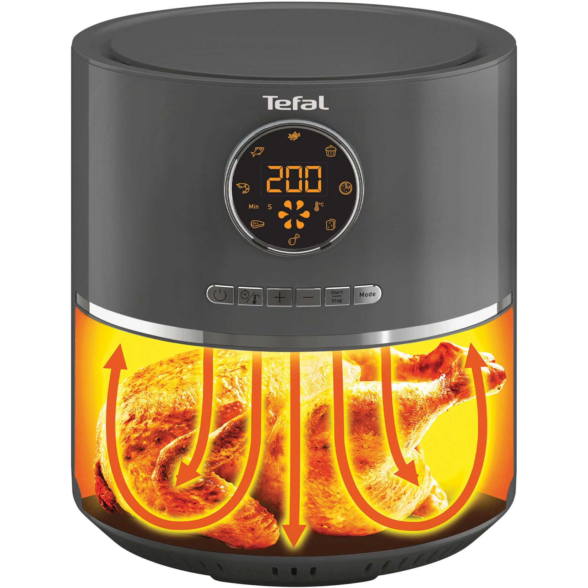 Tefal Heißluftfritteuse Ultra Fry Digital EY111B 5 Tefal Heißluftfritteuse Ultra Fry Digital EY111B – Bild 3