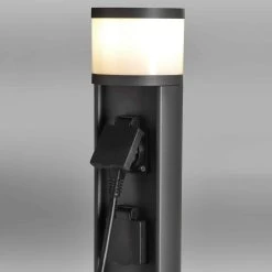 Pollerleuchte Rook O Mit Steckdose H 46,5cm IP54 Anthrazit -Heimische Küche Geschäft 8600278100 108665 prod 004