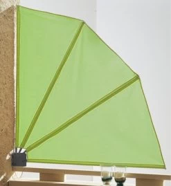 Grasekamp 2 Stück Balkonfächer 120 X 120 Cm Apfelgrün Mit Wandhalterung Schutzhülle Trennwand Sichtschutz -Heimische Küche Geschäft 8600280600 47964 prod 003