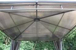 Grasekamp Hardtop Pavillon Limone 3x3m Inkl. Seitenteile Doppelstegplatten Hohlkammer Polycarbonat -Heimische Küche Geschäft 8600280600 48745 prod 004