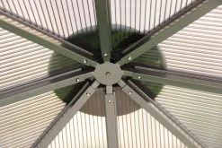 Grasekamp Hardtop Pavillon Limone 3x3m Inkl. Seitenteile Doppelstegplatten Hohlkammer Polycarbonat -Heimische Küche Geschäft 8600280600 48745 prod 005