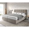 Boxspringbett Dream-Fine Mikrofaser Beige 180x200 Cm Mit Matratze Und Topper -Heimische Küche Geschäft 8600288200 26917 prod 001
