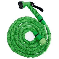 Hochwertiger Gartenschlauch Flexibler Wasserschlauch Schlauch 2,5m-7m Inkl 7fach Multifunktions Sprü