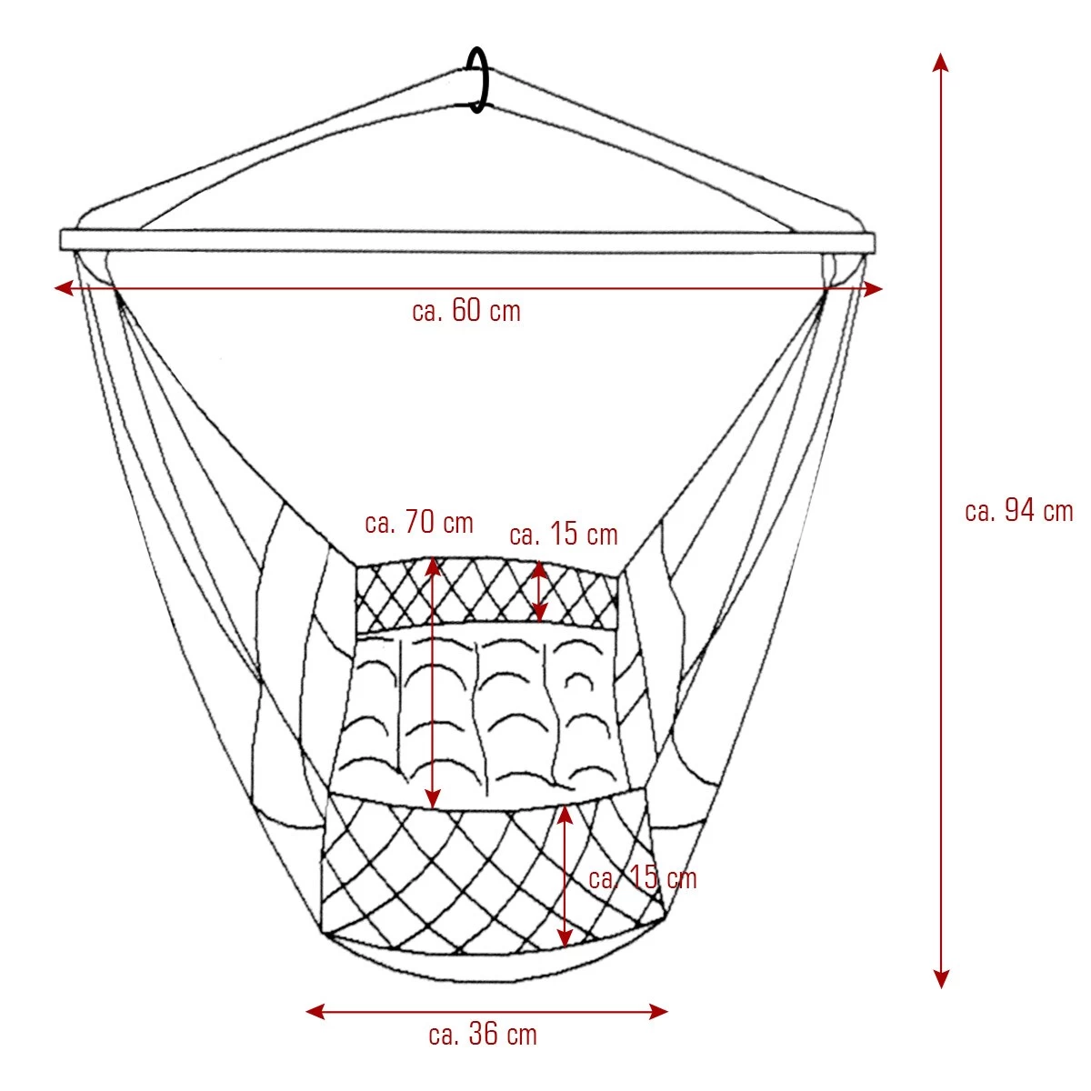 Babyhängematte Baby-Feder-Wiege Mit Spreizstab | 100% Baumwolle Naturstoff | Kinderhängematte Hängew 5 Babyhängematte Baby-Feder-Wiege Mit Spreizstab | 100% Baumwolle Naturstoff | Kinderhängematte Hängew – Bild 3