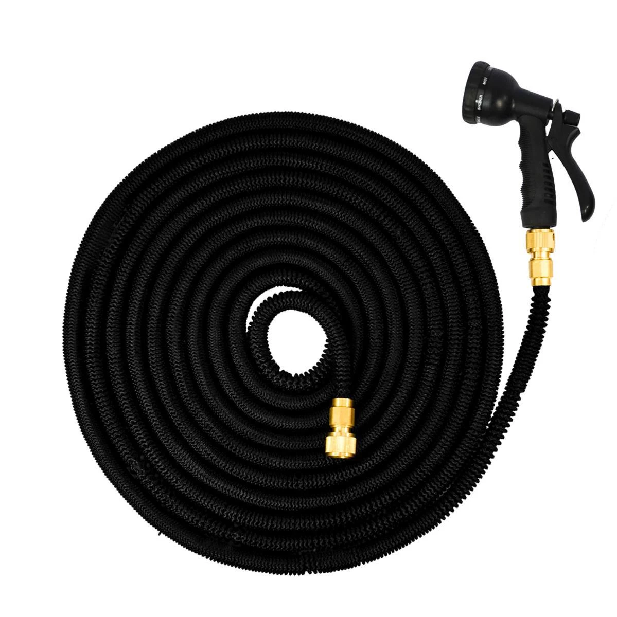 Dehnbarer Gartenschlauch Mit Brause 7,5m - 22,5m Flexibler Wasserschlauch 3 Dehnbarer Gartenschlauch Mit Brause 7,5m - 22,5m Flexibler Wasserschlauch