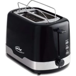 Elta Cool Touch 2-Scheiben Toaster Brötchenaufsatz Toast Toastautomat Schwarz