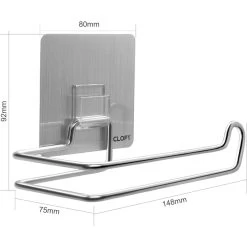 Edelstahl Toilettenpapier Halter Ohne Bohren Selbstklebend WC Papier Klorolle -Heimische Küche Geschäft 8600296500 35074 prod 002