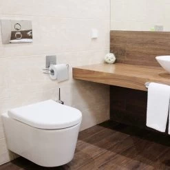 Edelstahl Toilettenpapier Halter Ohne Bohren Selbstklebend WC Papier Klorolle -Heimische Küche Geschäft 8600296500 35074 prod 004