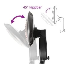 H+H IPX4 BS 55 G Quarz-Heizstrahler Mit Drei Heizstäben, 2000 W -Heimische Küche Geschäft 8600298500 27818 prod 003